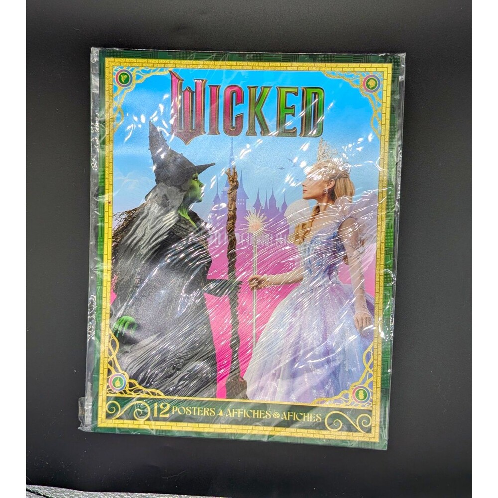 AllPosters Wicked Poster Set 12-Pack Elphaba Glinda 12 x 16 in Multicolor